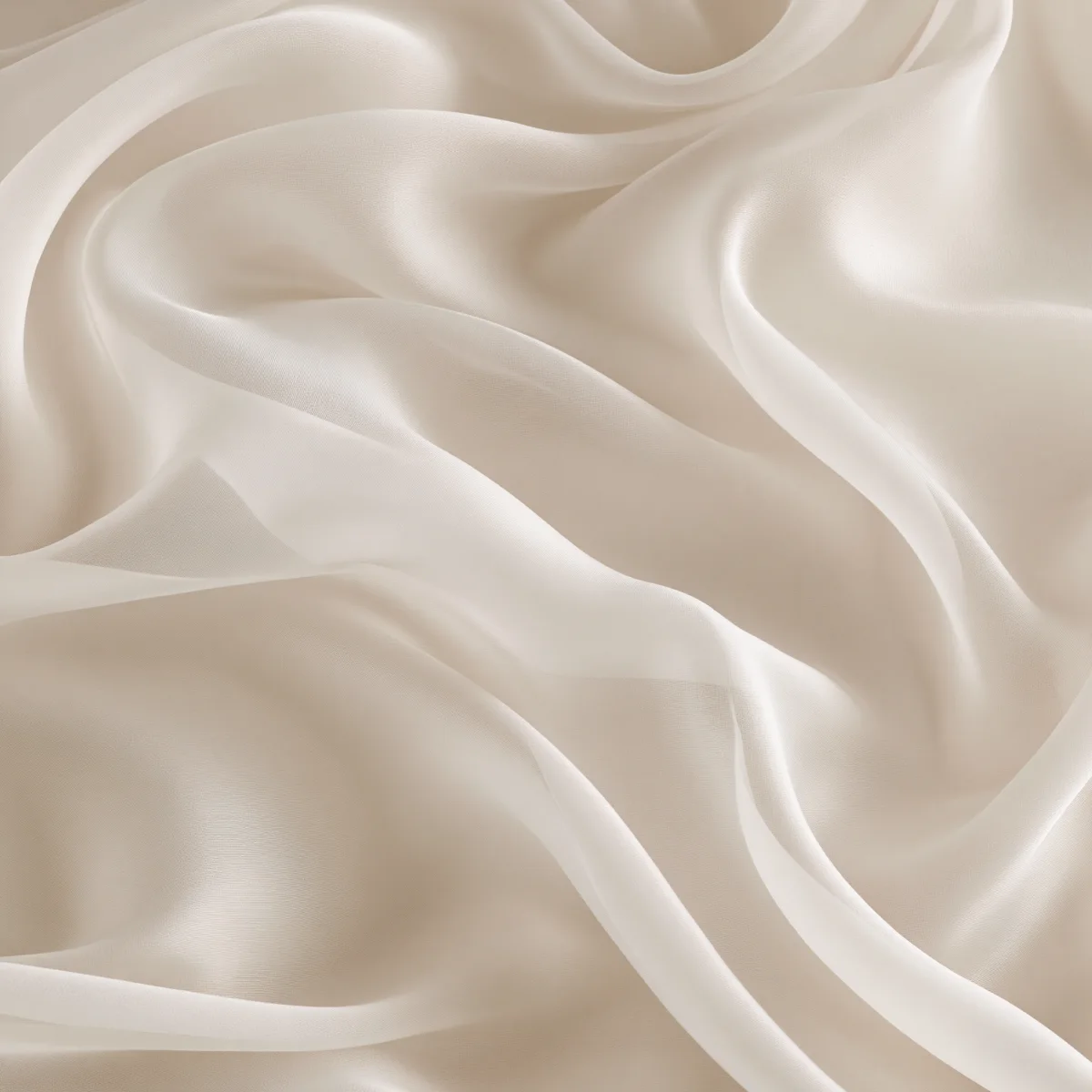 Airy Sheer Satin Chiffon surface and drape